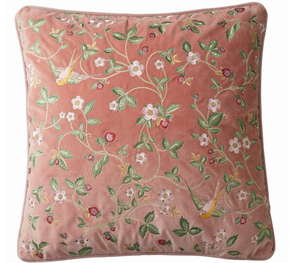 Wedgwood Wild Strawberry Blush Cushion